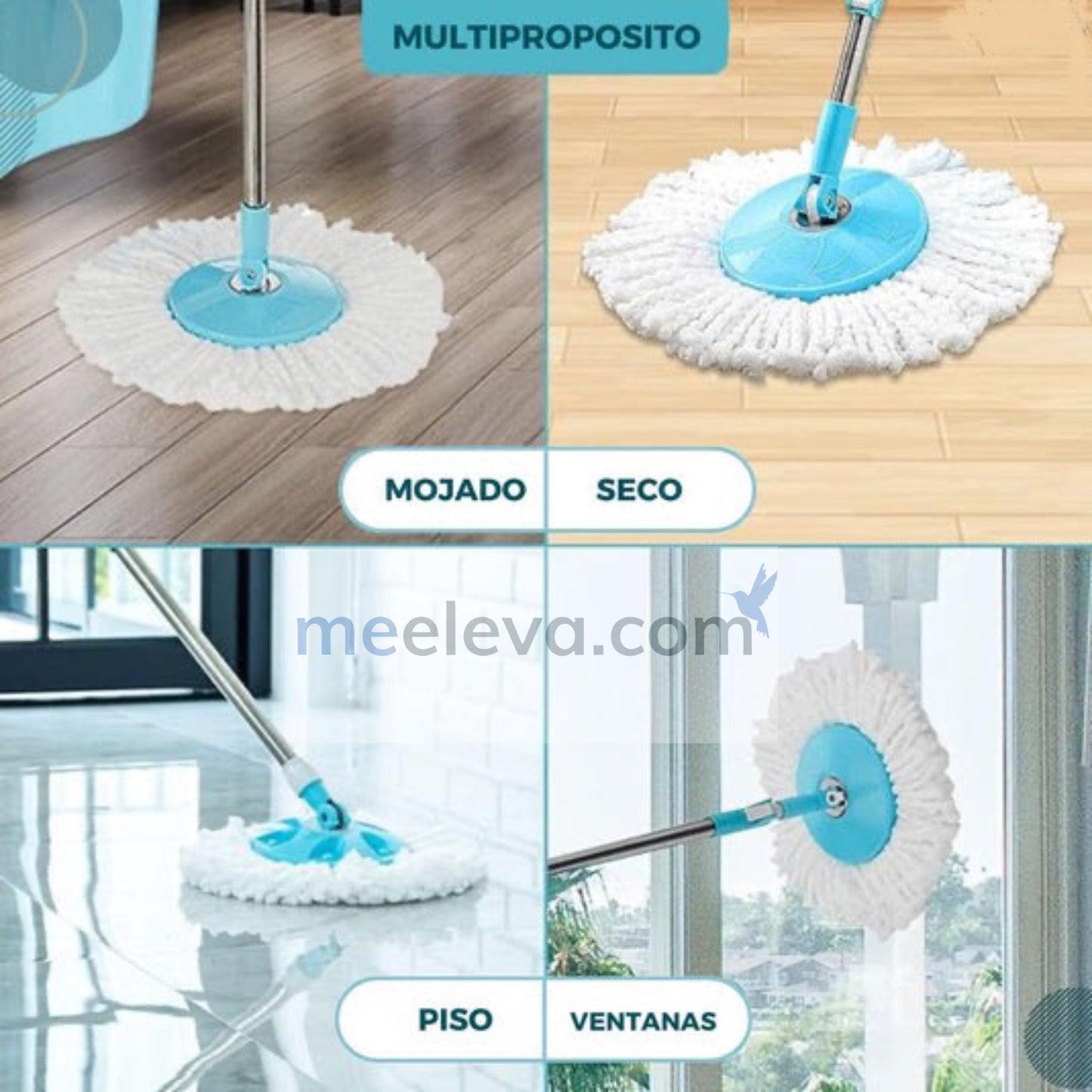 TRAPERO GIRATORIO ROTARY MOP